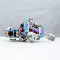 HT M2 Leopard-M Klikpedalen - Oil Slick -Crankbrothers Verkoop ht m2 leopard m pedals oilslick two 1475544