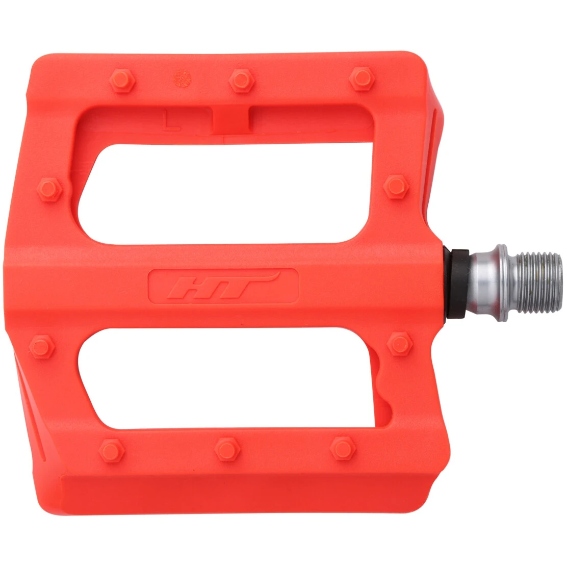 HT PA12 NANO P Platformpedalen - Neon Orange 1 HT PA12 NANO P Platformpedalen - Neon Orange