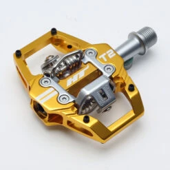 HT T2 Klikpedalen - Goud 7 HT T2 Klikpedalen - Goud -Crankbrothers Verkoop ht t2 pedal gold angle 1475602