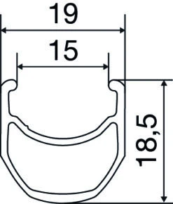 Mavic Open Pro C Rim - Black -Crankbrothers Verkoop mavic open pro c rim black1 1397240