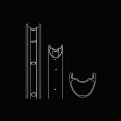 Beast Components RS25 Velg - 28" | Carbon | Clincher | Disc - UD Black -Crankbrothers Verkoop rs21252428us1 rs25 rim 02 992472