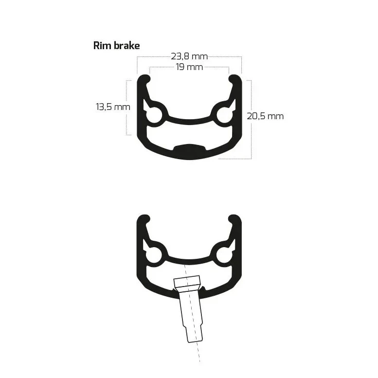 Ryde Andra 30 - 28" Rim 3 Ryde Andra 30 - 28" Rim - Afbeelding 3