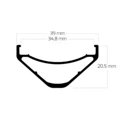 Ryde Edge M 35 - 29 Inch Disc Clincher Rim - Black -Crankbrothers Verkoop ryde edge 35disc 1509979