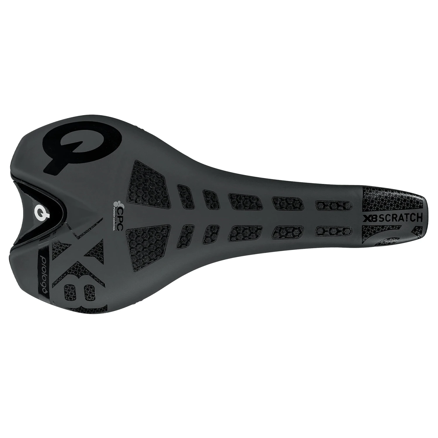 Prologo Scratch X8 CPC Airing Nack Saddle - Hard Black 2 Prologo Scratch X8 CPC Airing Nack Saddle - Hard Black - Afbeelding 2