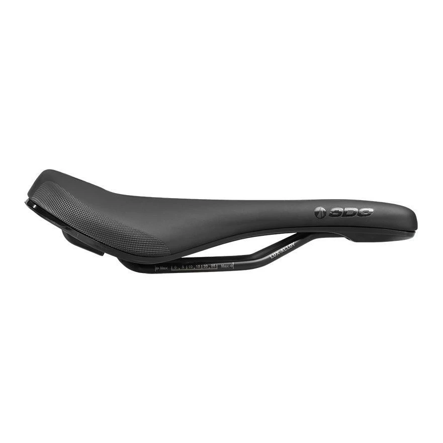 SDG Bel-Air 3.0 MAX MTB Saddle - Lux Alloy - Black/red 2 SDG Bel-Air 3.0 MAX MTB Saddle - Lux Alloy - Black/red - Afbeelding 2