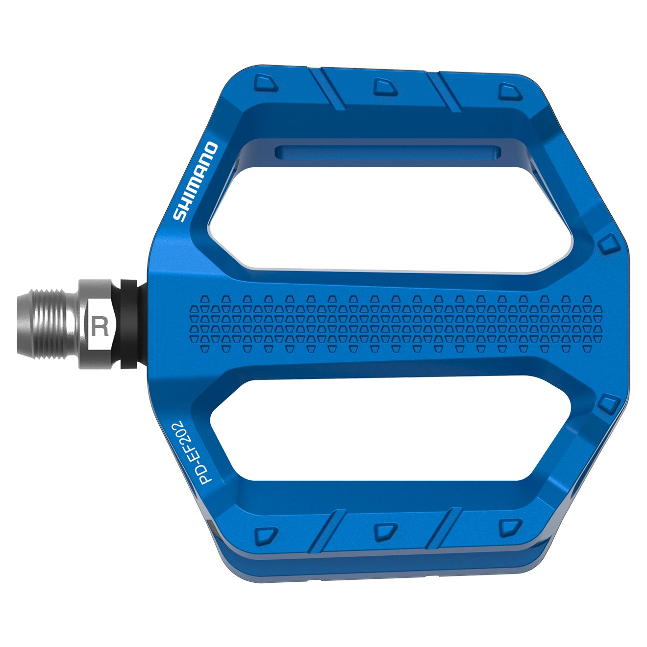 Shimano PD-EF202 Flat Pedal - Blue 2 Shimano PD-EF202 Flat Pedal - Blue - Afbeelding 2
