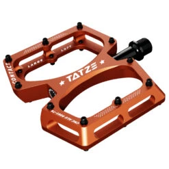 Tatze CONTACT CNC - MTB Flat Pedals - Large - Orange