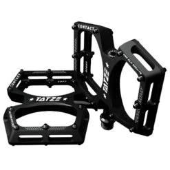 Tatze CONTACT CNC - MTB Flat Pedals - Small - Black