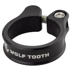 Wolf-tooth Wolf Tooth Zadelklem - 38.6mm - Zwart